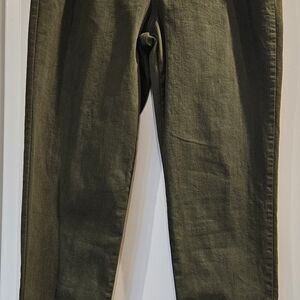 Karen Kane, sz 16, Cropped, Olive Jeans